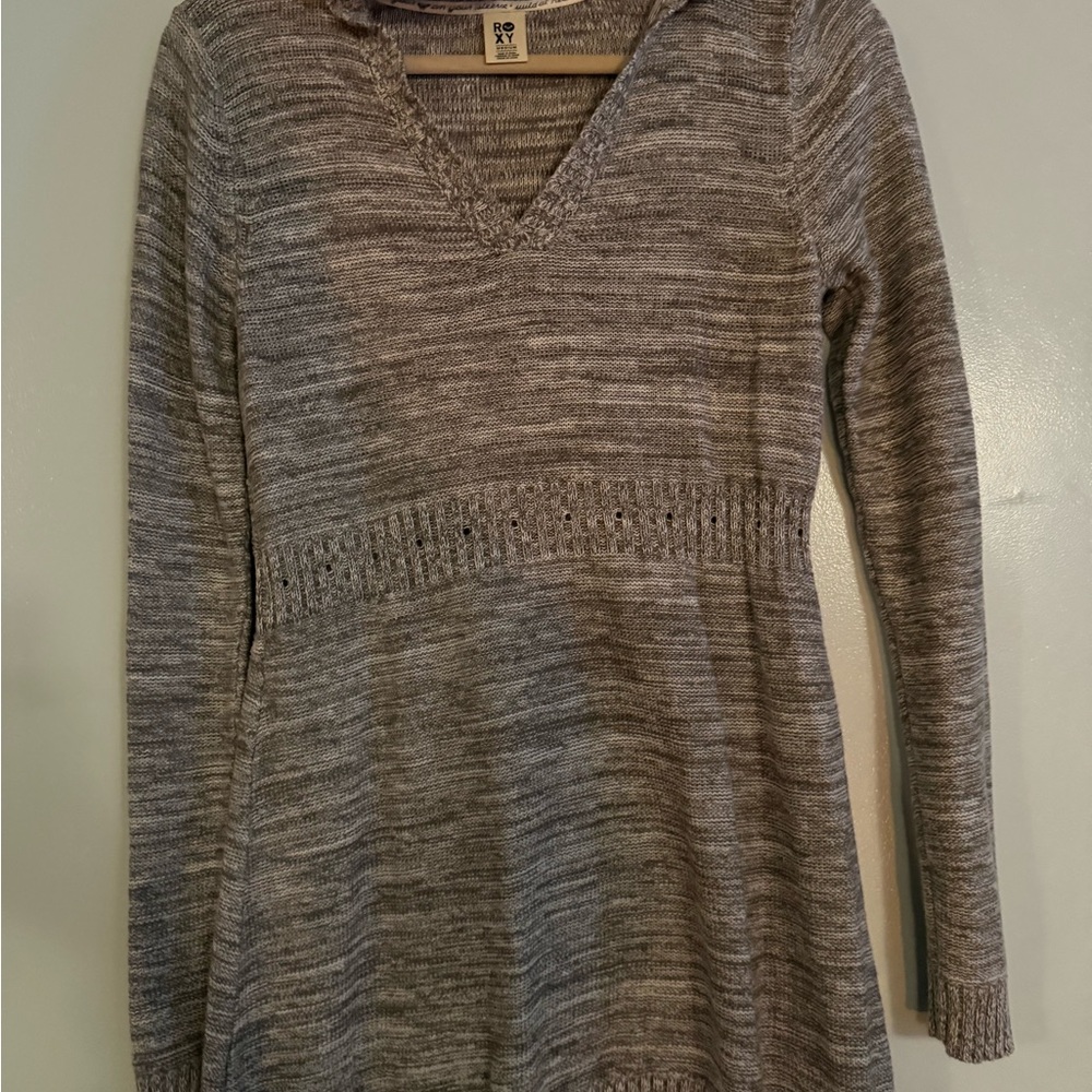 Roxy hooded Sweater heathered gray